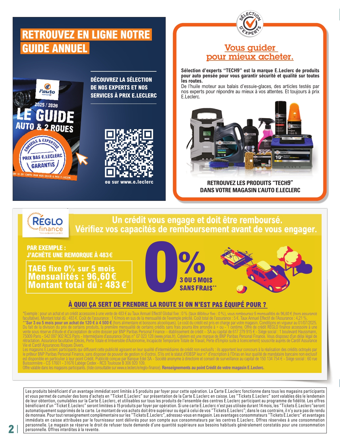 e-leclerc - Catalogue E.Leclerc - Auto valable du 22/07 au 09/08 - page: 2