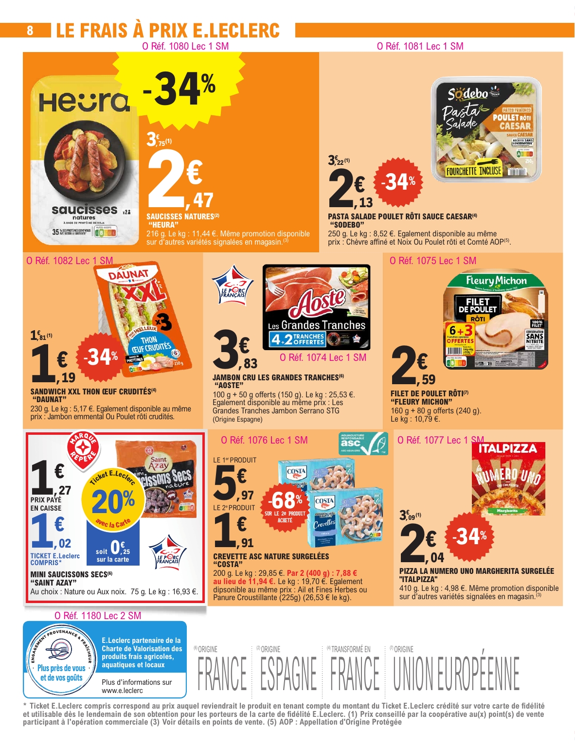 e-leclerc - Catalogue E.Leclerc valable du 22/07 au 26/07 - page: 8