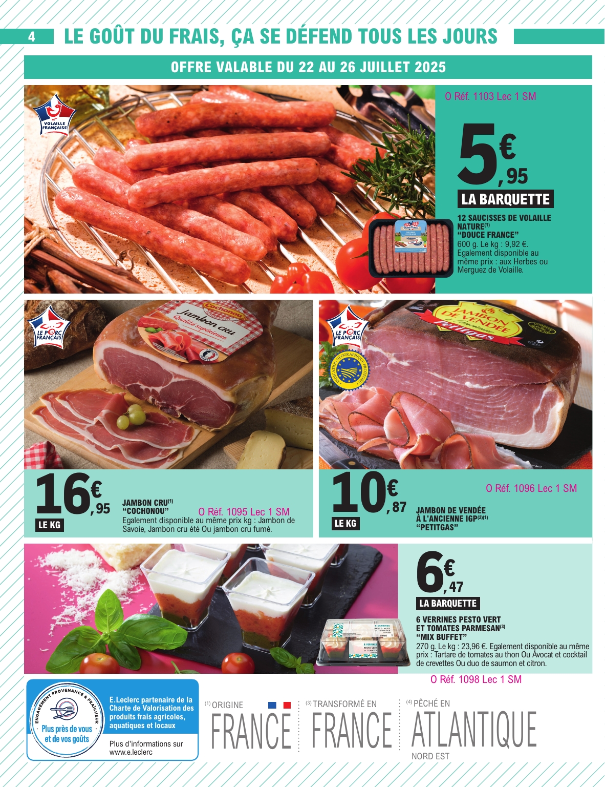 e-leclerc - Catalogue E.Leclerc valable du 22/07 au 26/07 - page: 4