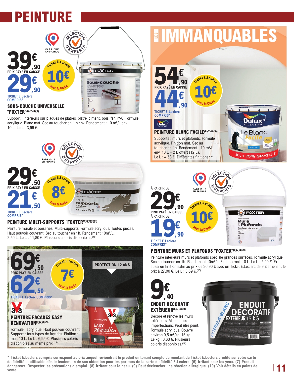 e-leclerc - Catalogue E.Leclerc - Brico valable du 22/07 au 09/08 - page: 11