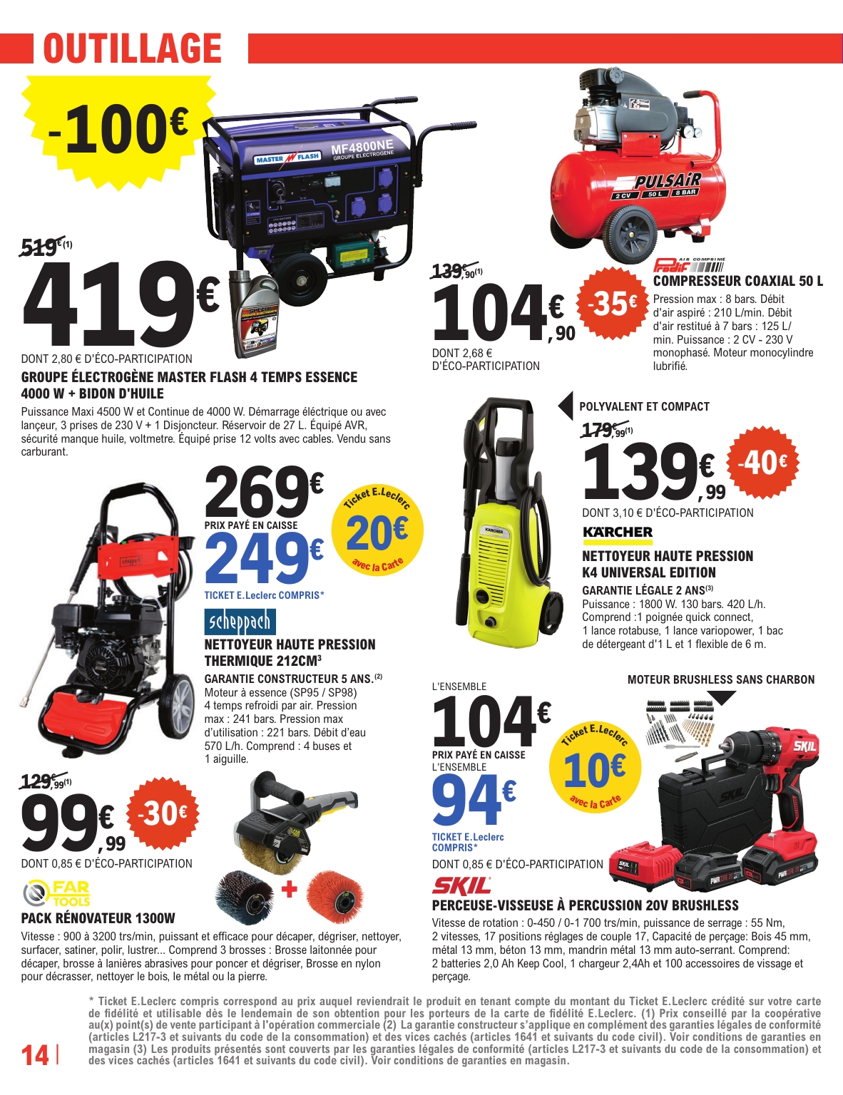 e-leclerc - Catalogue E.Leclerc - Brico valable du 22/07 au 09/08 - page: 14