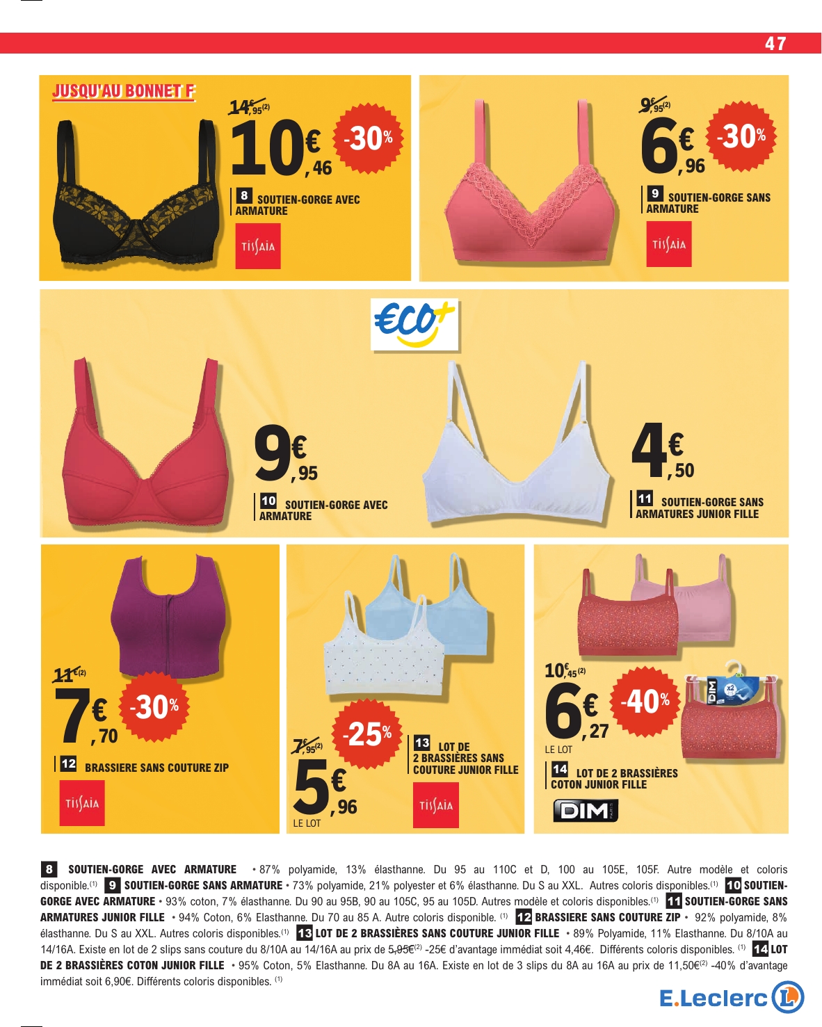 e-leclerc - Catalogue E.Leclerc valable du 20/01 au 31/01 - page: 47