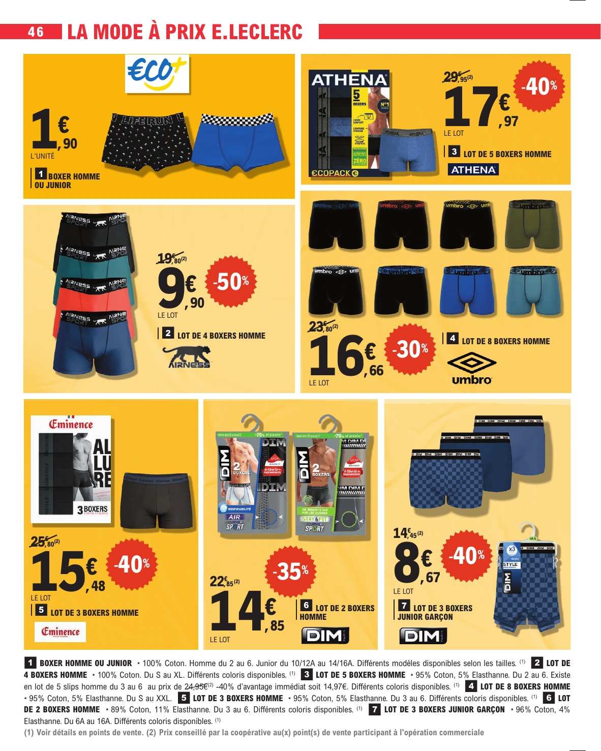 e-leclerc - Catalogue E.Leclerc valable du 20/01 au 31/01 - page: 46