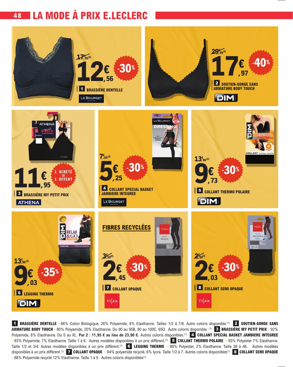 e-leclerc - Catalogue E.Leclerc valable du 20/01 au 31/01 - page: 48