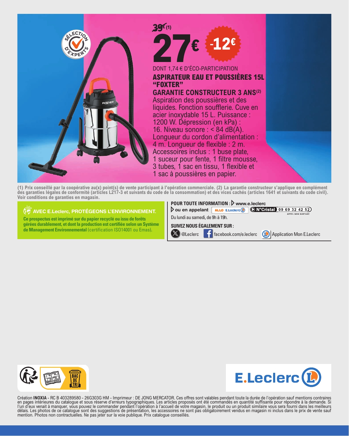 e-leclerc - Catalogue E.Leclerc valable du 20/01 au 31/01 - page: 56