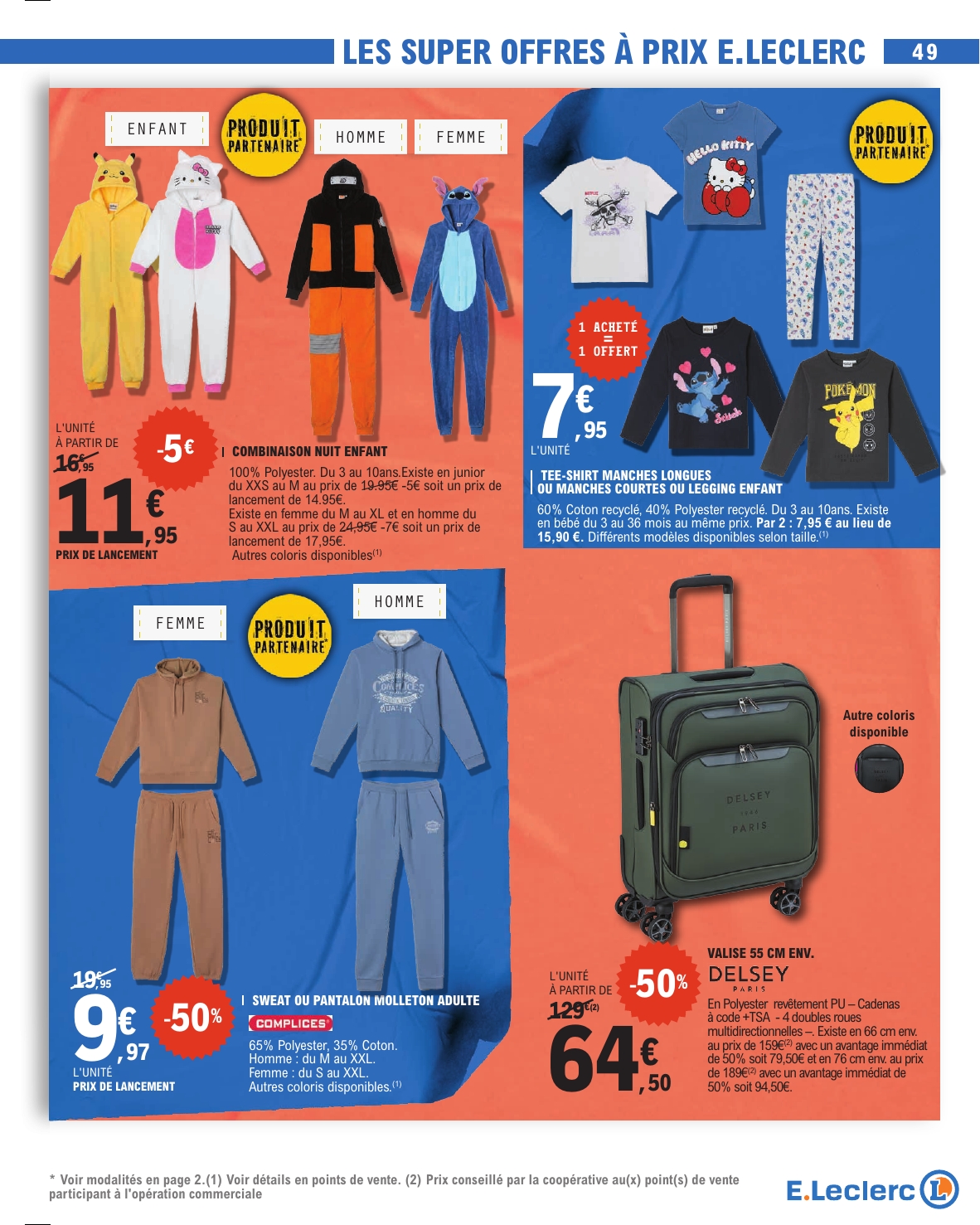e-leclerc - Catalogue E.Leclerc valable du 20/01 au 31/01 - page: 49