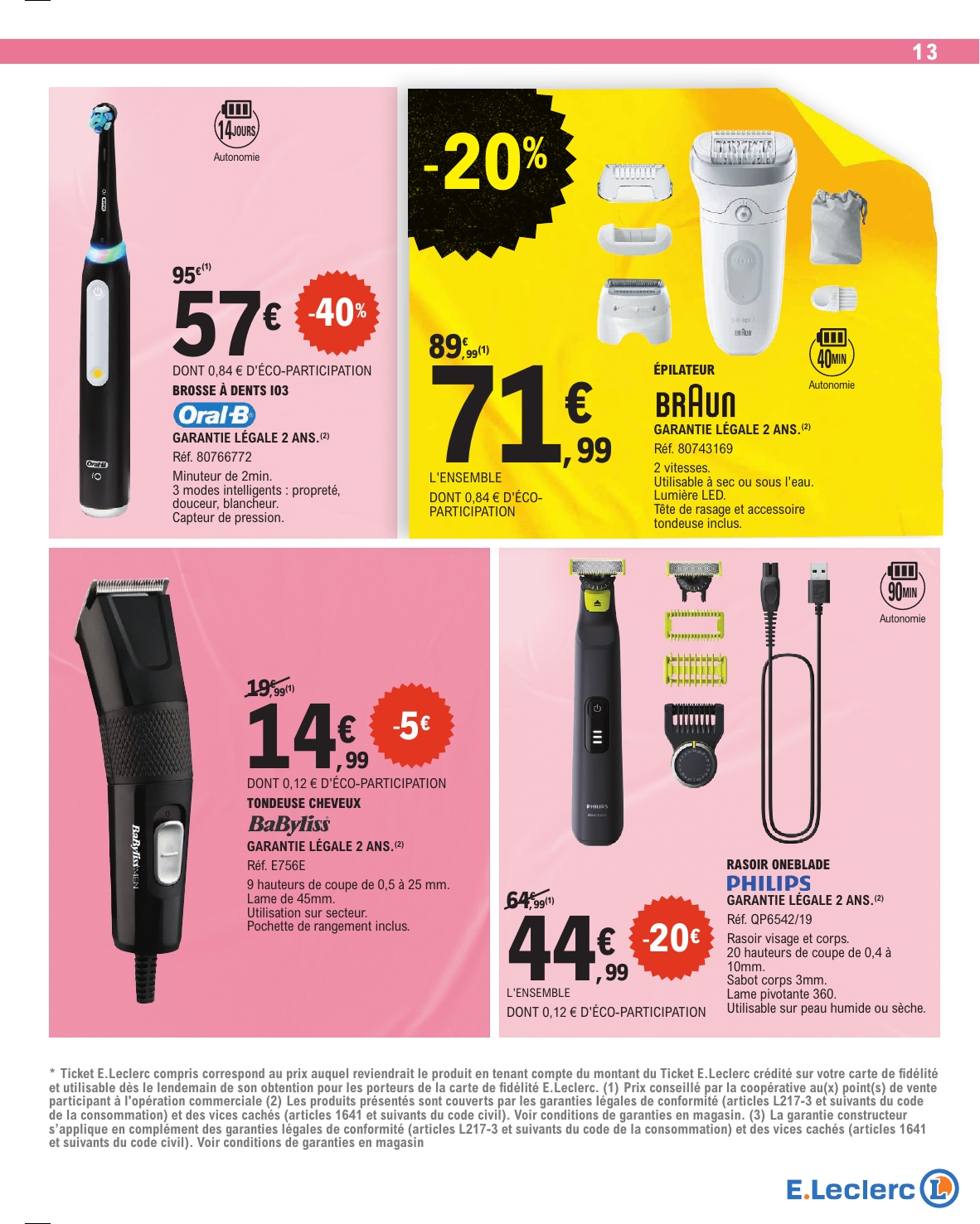 e-leclerc - Catalogue E.Leclerc valable du 20/01 au 31/01 - page: 13