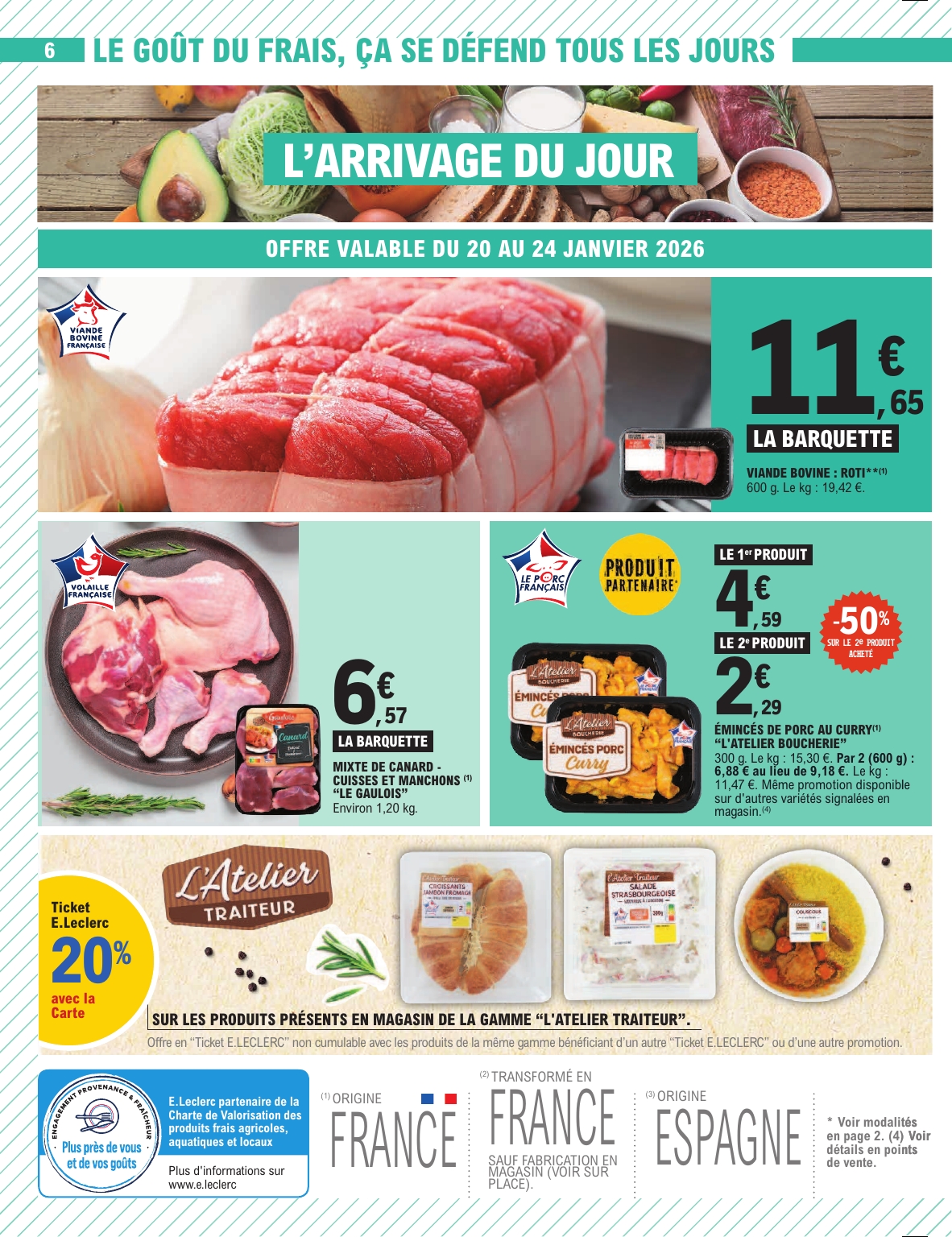e-leclerc - Catalogue E.Leclerc - Express valable du 20/01 au 31/01 - page: 6