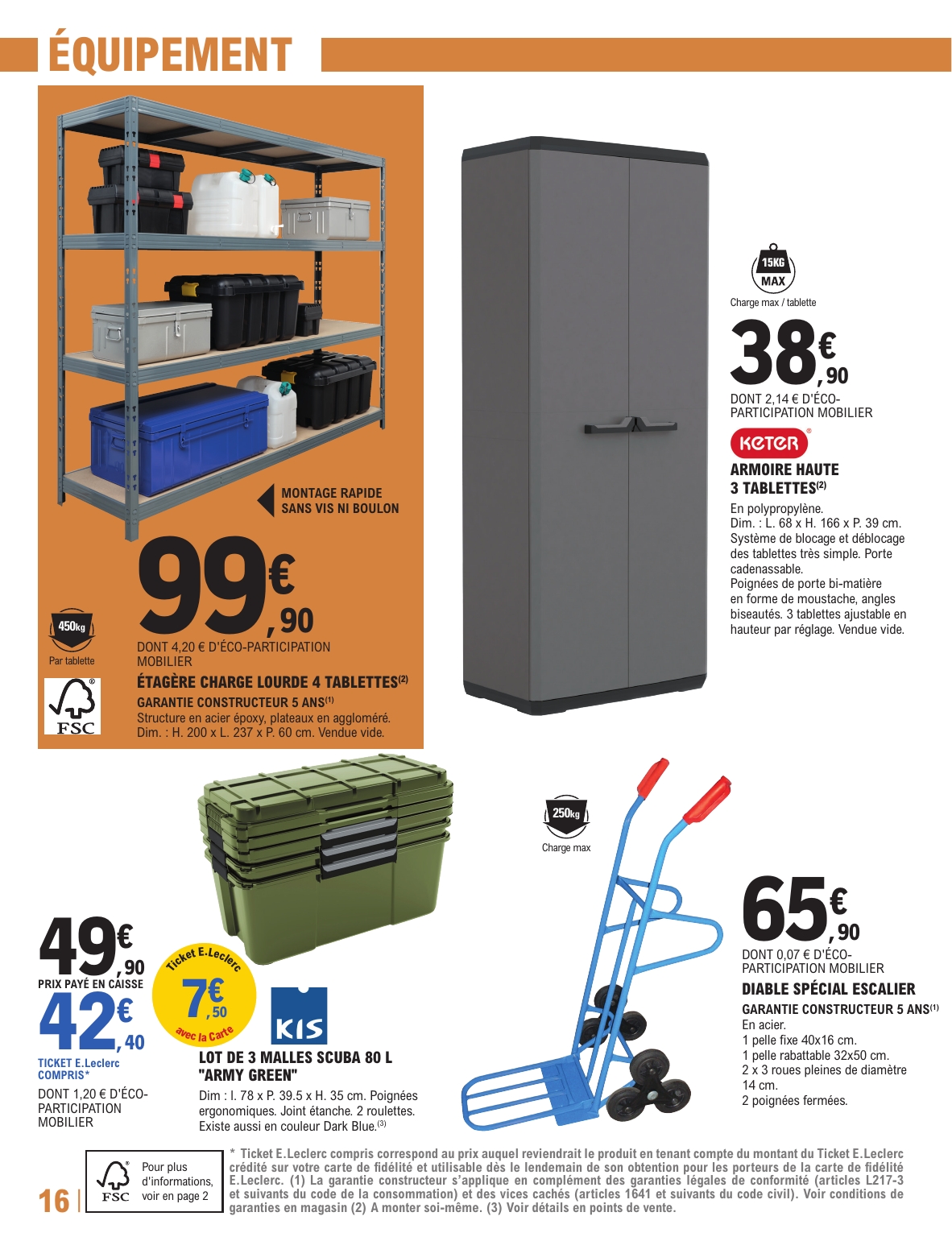 e-leclerc - Catalogue E.Leclerc - Brico valable du 27/01 au 14/02 - page: 16