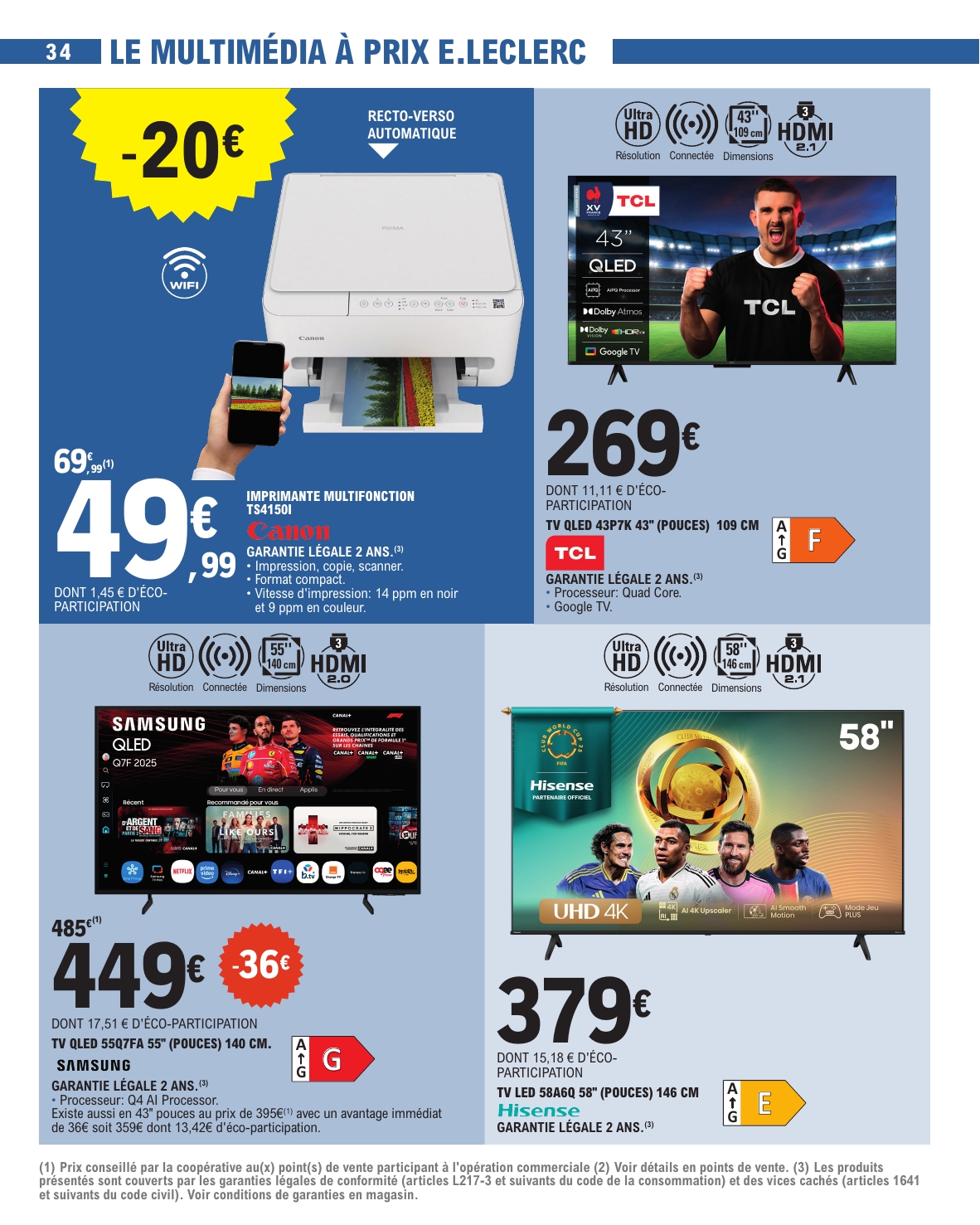 e-leclerc - Catalogue E.Leclerc valable du 27/01 au 07/02 - page: 34