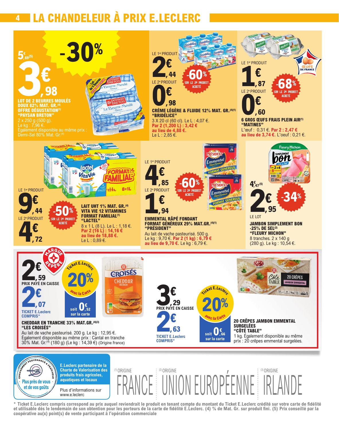 e-leclerc - Catalogue E.Leclerc valable du 27/01 au 07/02 - page: 4