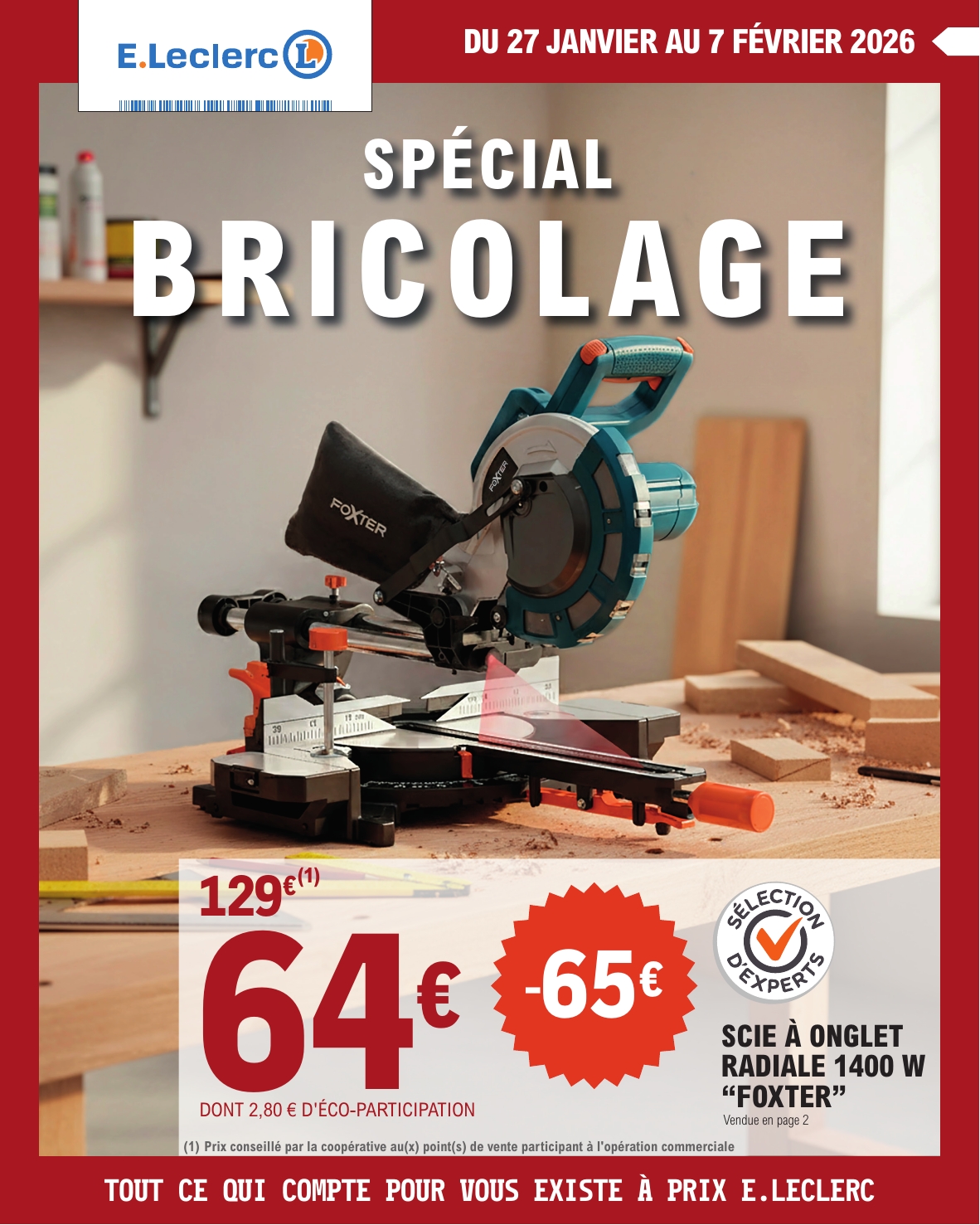 e-leclerc - Catalogue E.Leclerc - Spécial Bricolage valable du 27/01 au 07/02
