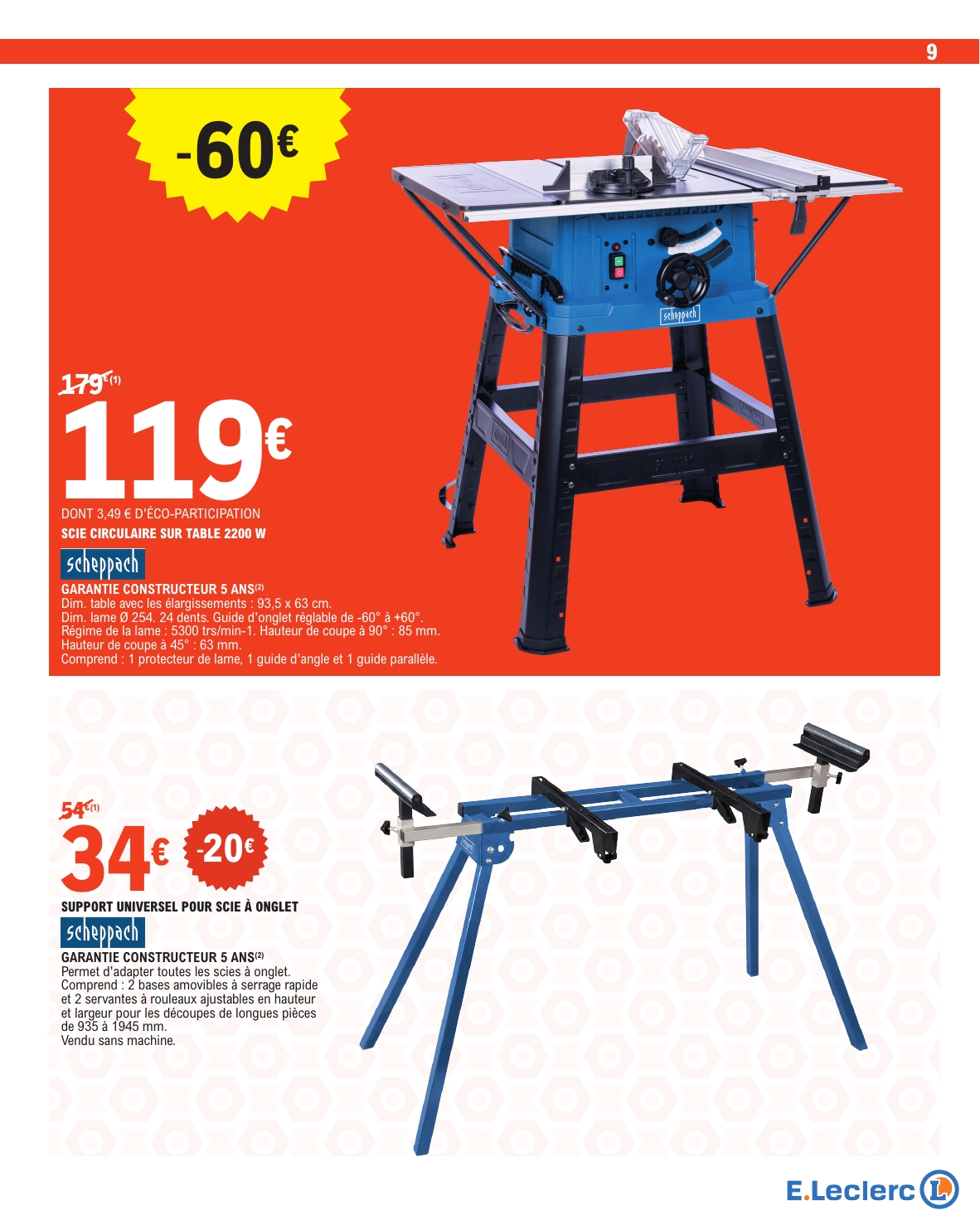 e-leclerc - Catalogue E.Leclerc - Spécial Bricolage valable du 27/01 au 07/02 - page: 9