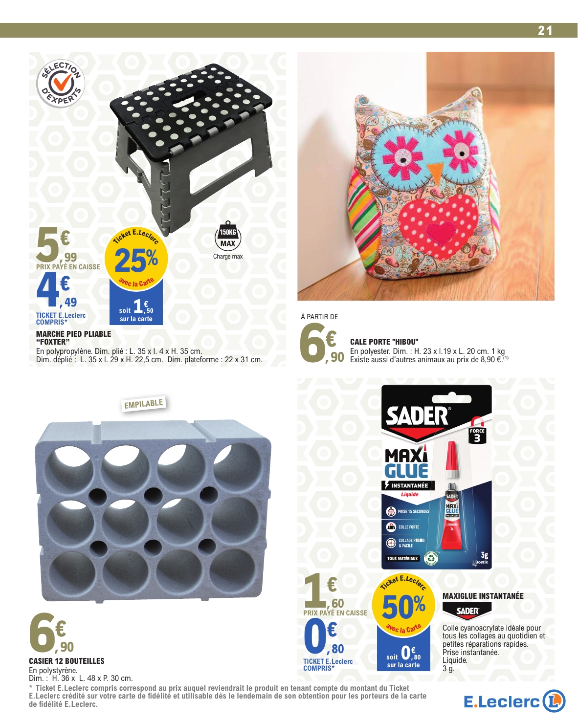 e-leclerc - Catalogue E.Leclerc - Spécial Bricolage valable du 27/01 au 07/02 - page: 21