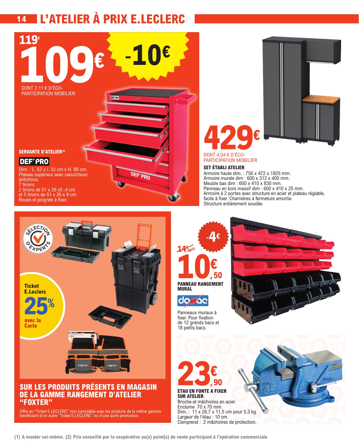 e-leclerc - Catalogue E.Leclerc - Spécial Bricolage valable du 27/01 au 07/02 - page: 14