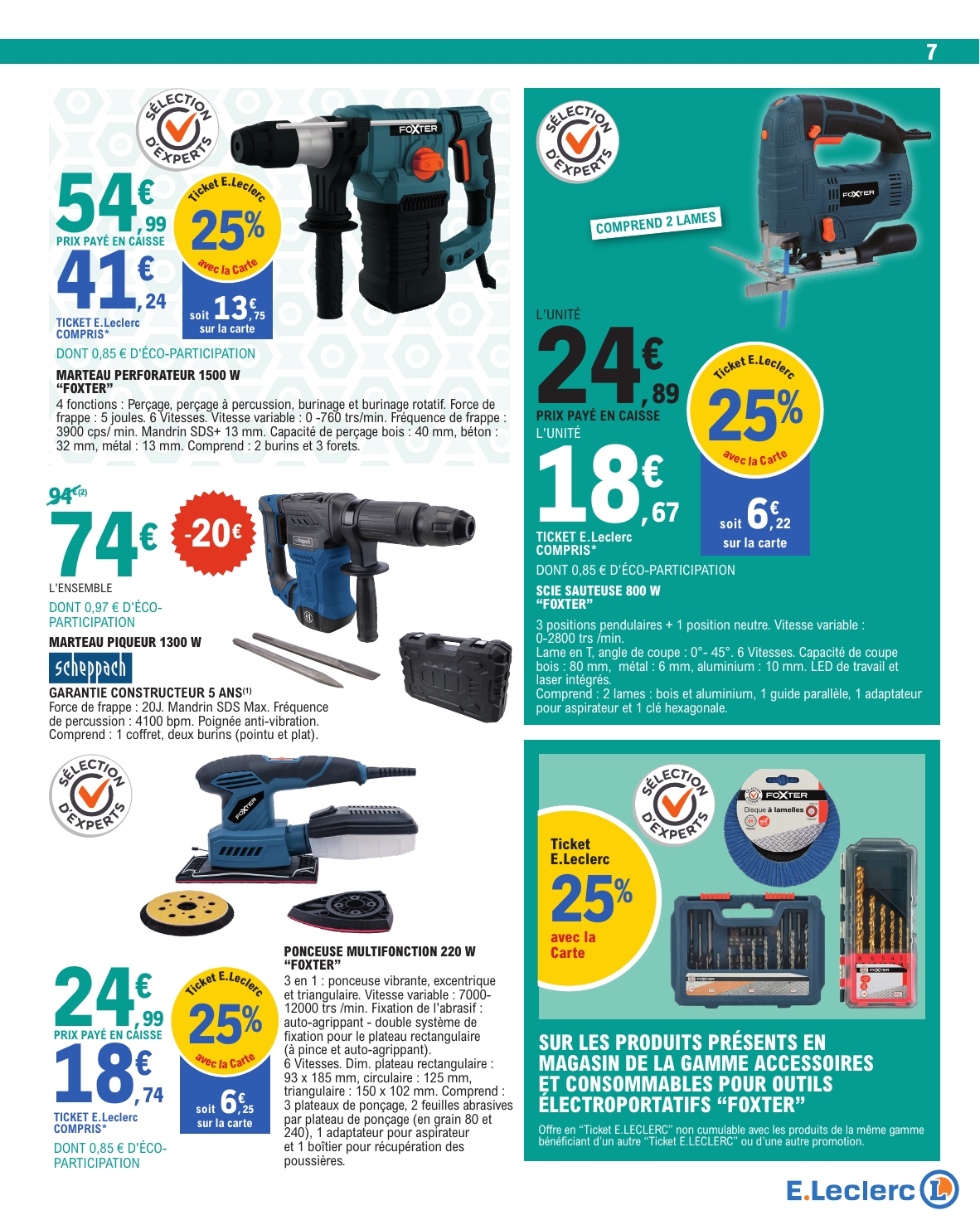 e-leclerc - Catalogue E.Leclerc - Spécial Bricolage valable du 27/01 au 07/02 - page: 7