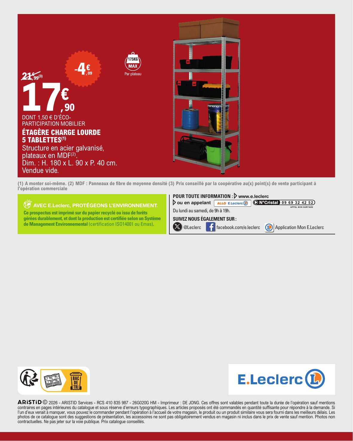 e-leclerc - Catalogue E.Leclerc - Spécial Bricolage valable du 27/01 au 07/02 - page: 32