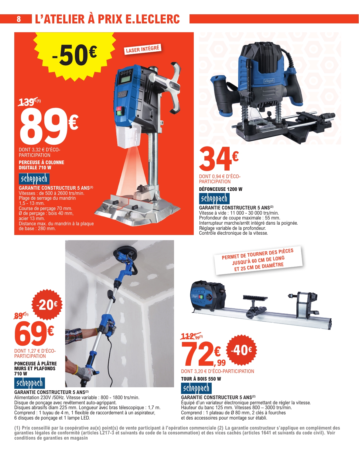 e-leclerc - Catalogue E.Leclerc - Spécial Bricolage valable du 27/01 au 07/02 - page: 8