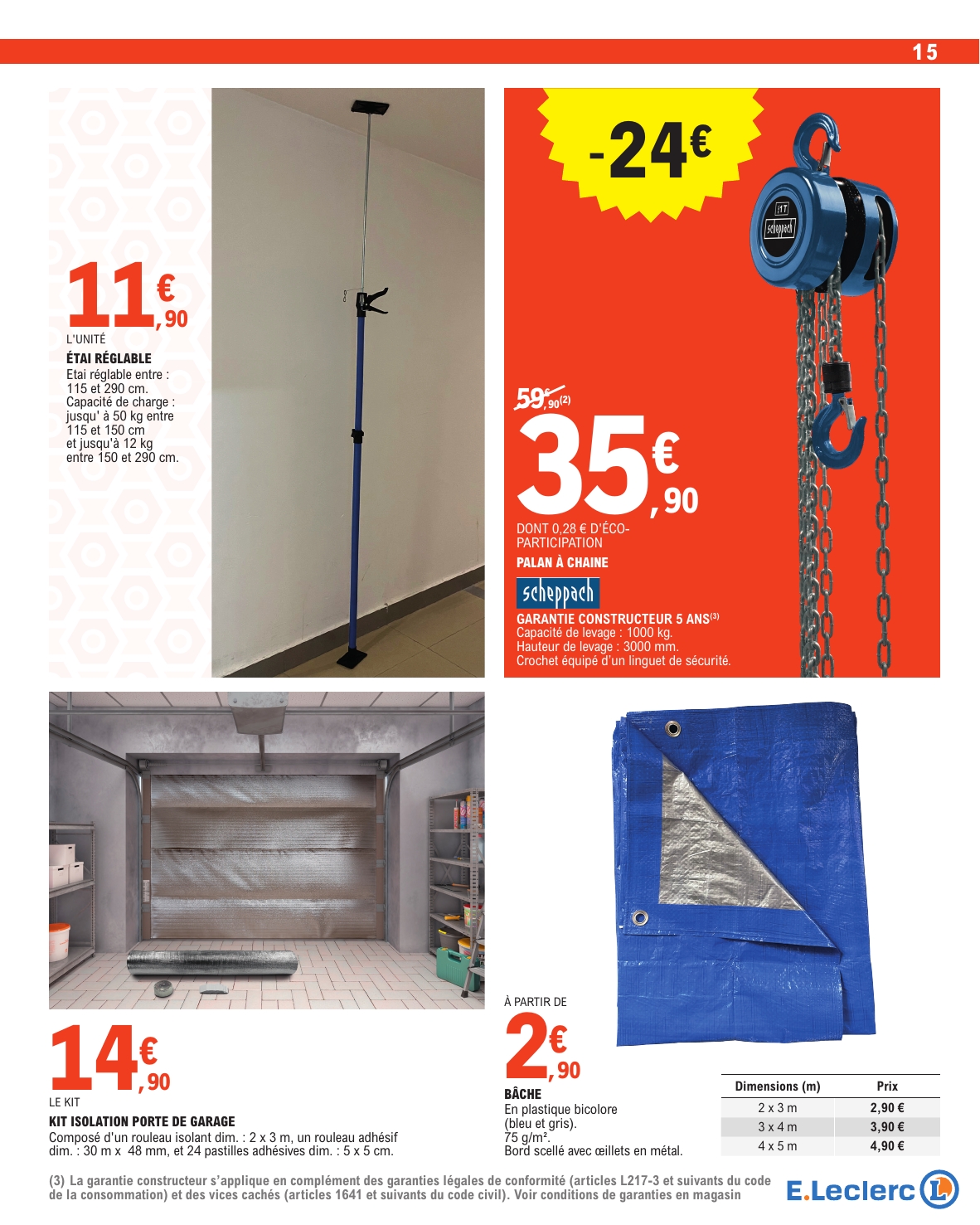 e-leclerc - Catalogue E.Leclerc - Spécial Bricolage valable du 27/01 au 07/02 - page: 15