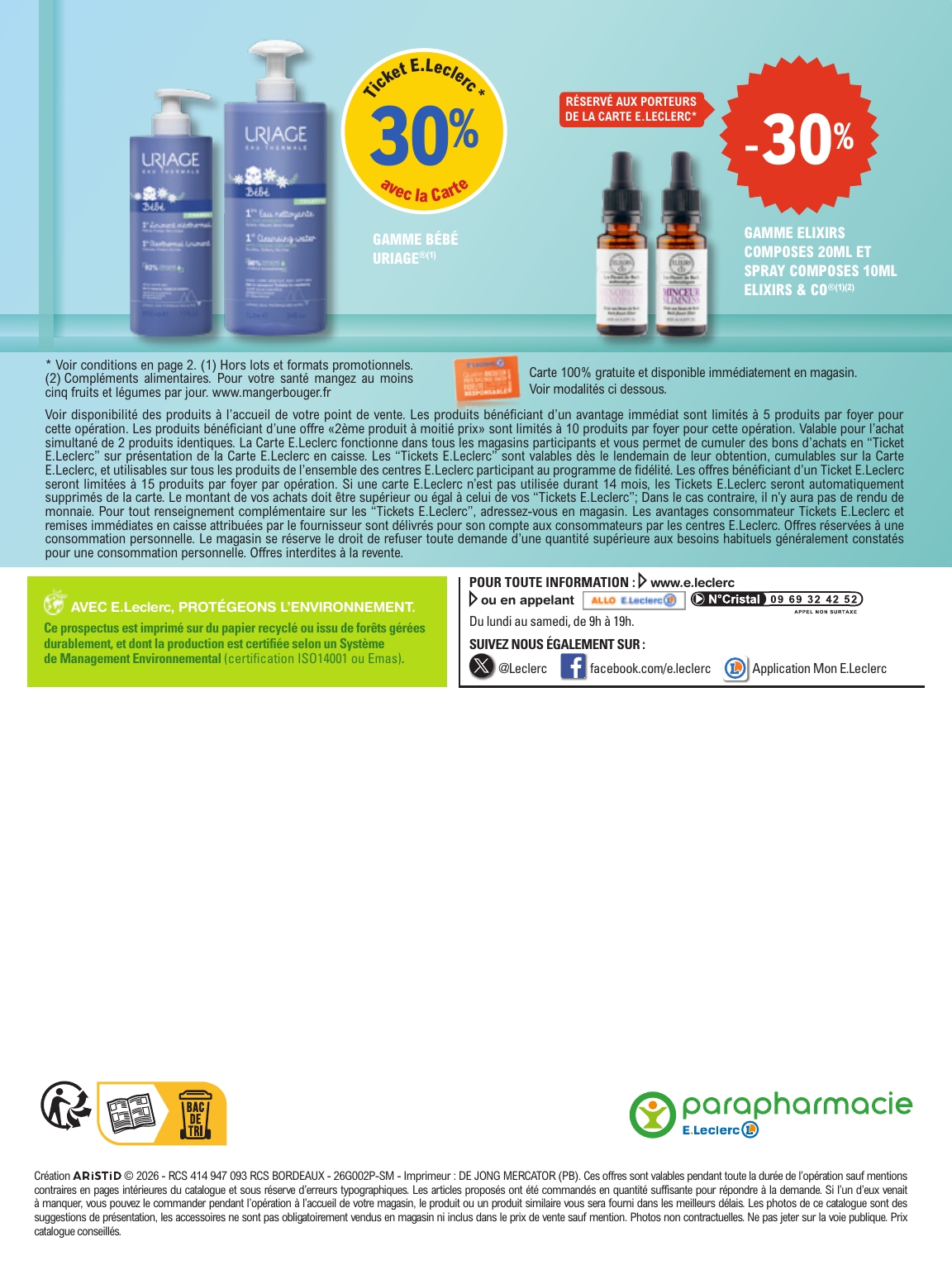 e-leclerc - Catalogue E.Leclerc - Parapharmacie valable du 03/02/2026 au 14/02/2026 - page: 4