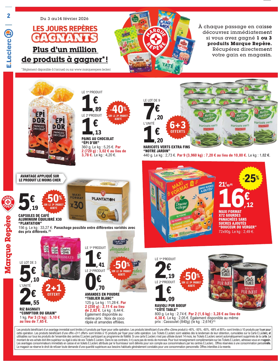 e-leclerc - Catalogue E.Leclerc - Express valable du 03/02/2026 au 14/02/2026 - page: 2