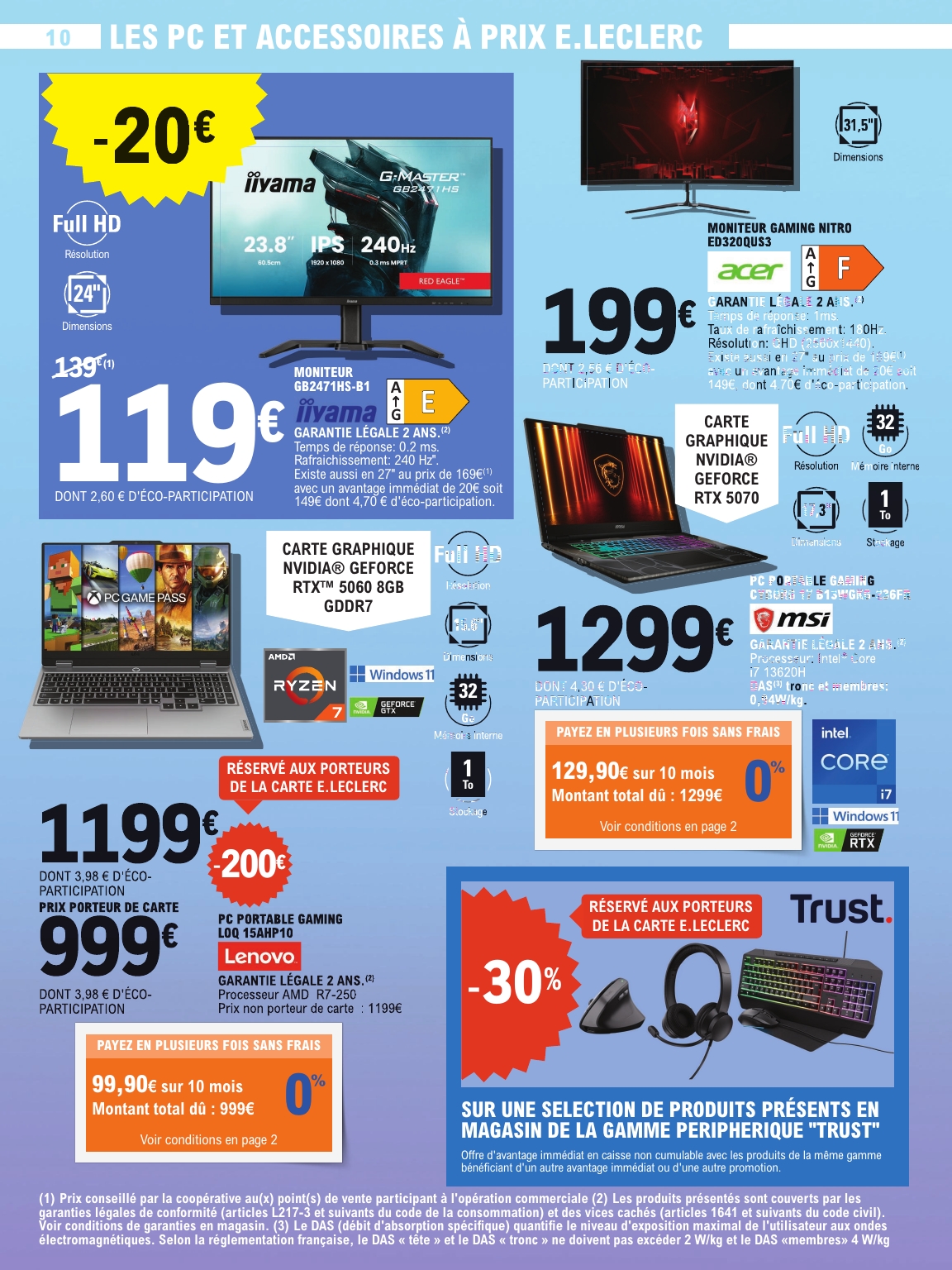 e-leclerc - Catalogue E.Leclerc - Spécial High Tech valable du 03/02/2026 au 14/02/2026 - page: 10