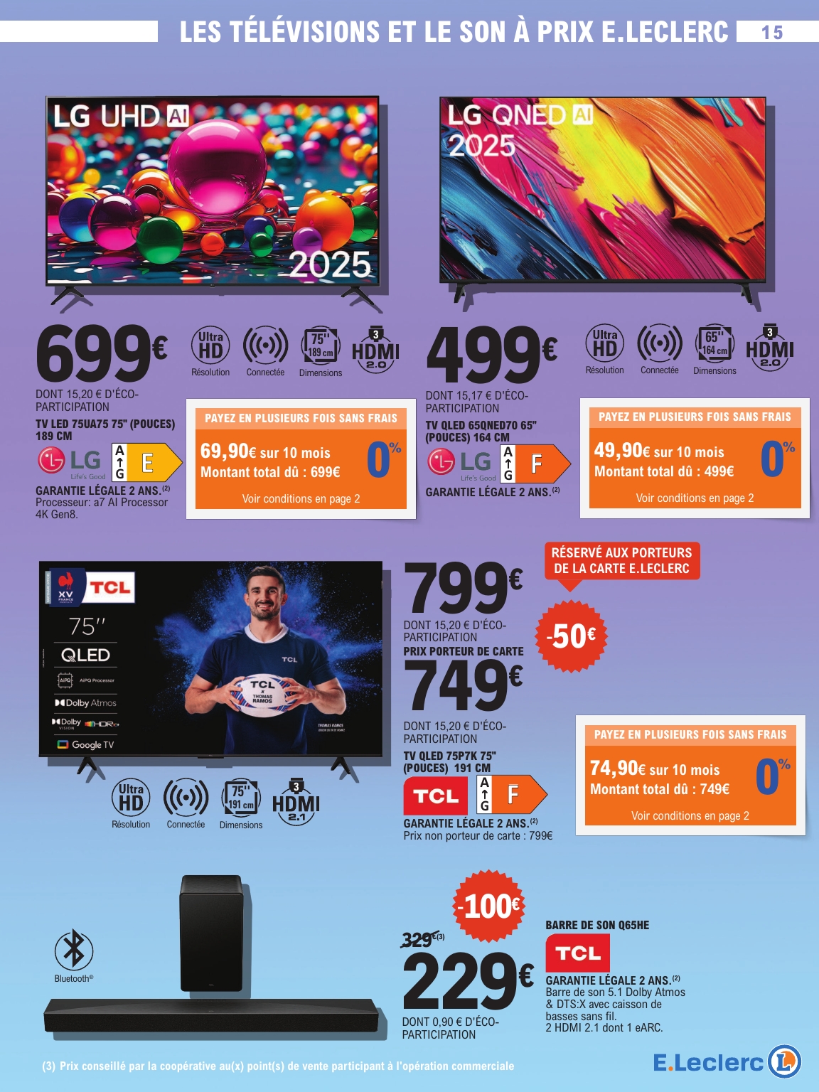 e-leclerc - Catalogue E.Leclerc - Spécial High Tech valable du 03/02/2026 au 14/02/2026 - page: 15