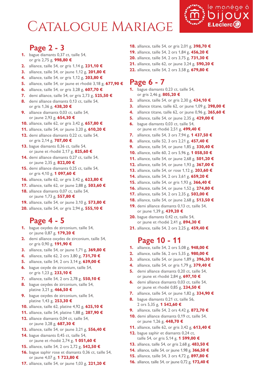 e-leclerc - Catalogue E.Leclerc - Mariage valable du 20/01/2026 au 31/12/2026 - page: 17