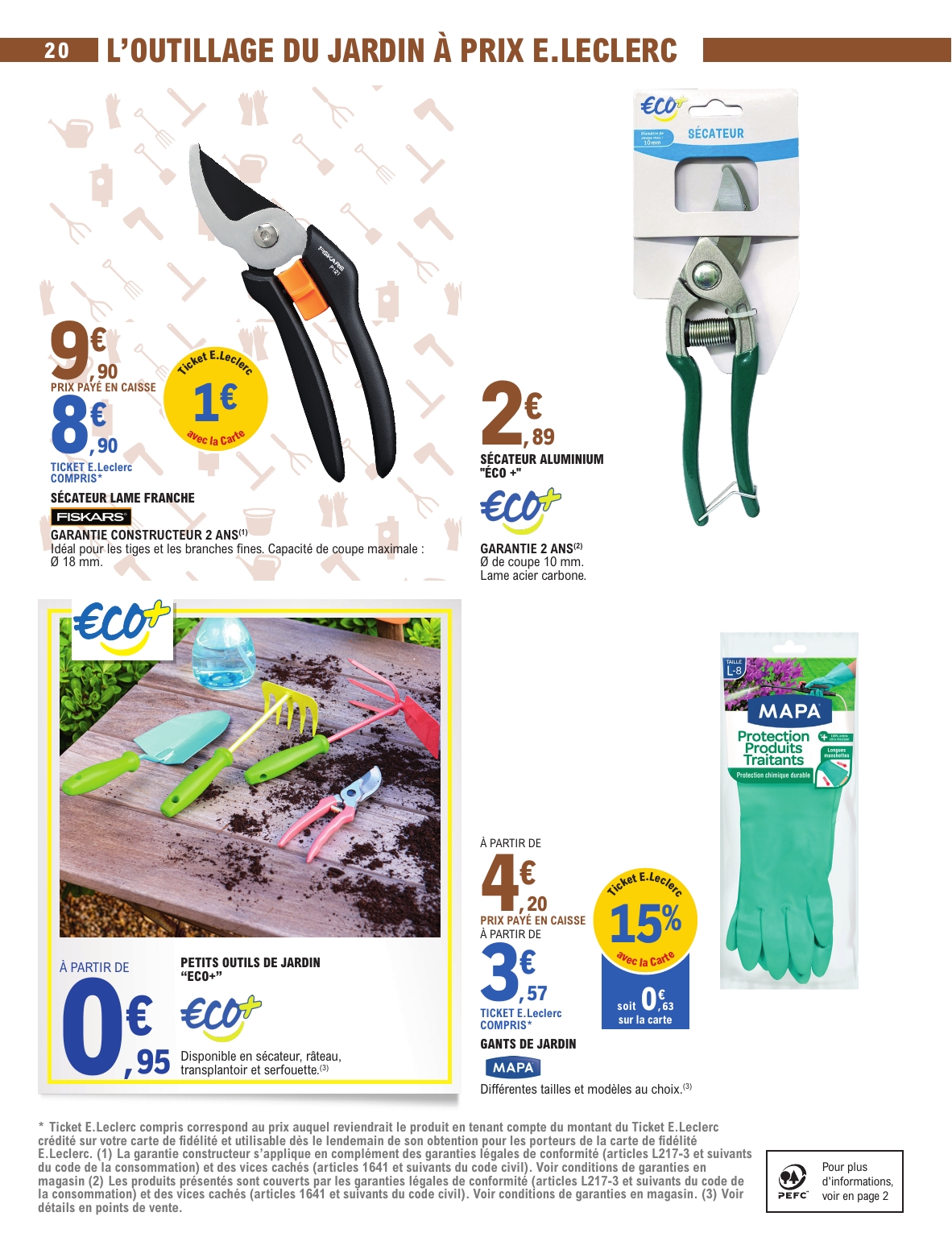 e-leclerc - Catalogue E.Leclerc - Jardin valable du 03/03/2026 au 15/03/2026 - page: 20
