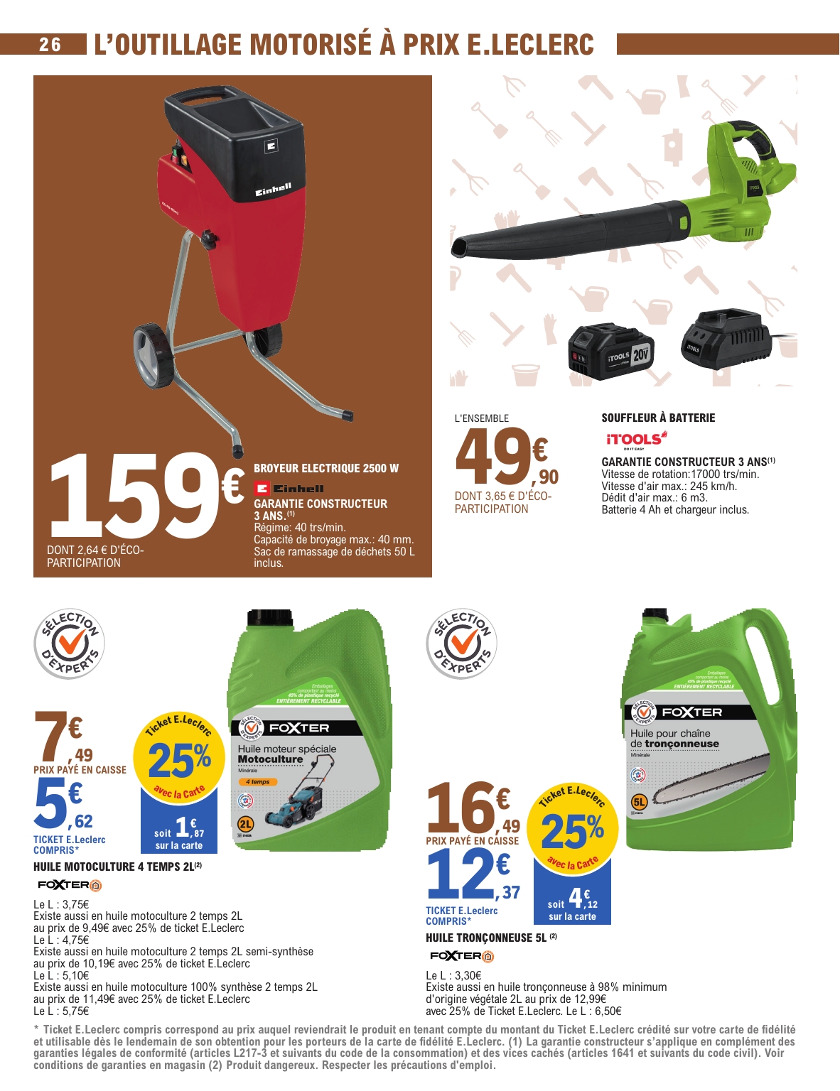 e-leclerc - Catalogue E.Leclerc - Jardin valable du 03/03/2026 au 15/03/2026 - page: 26