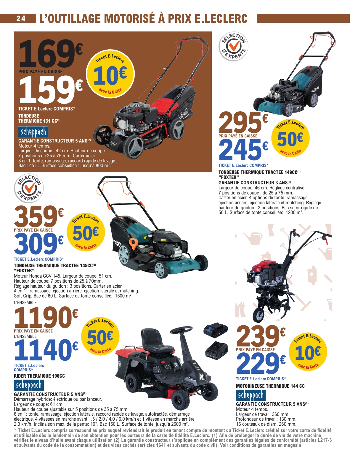 e-leclerc - Catalogue E.Leclerc - Jardin valable du 03/03/2026 au 15/03/2026 - page: 24
