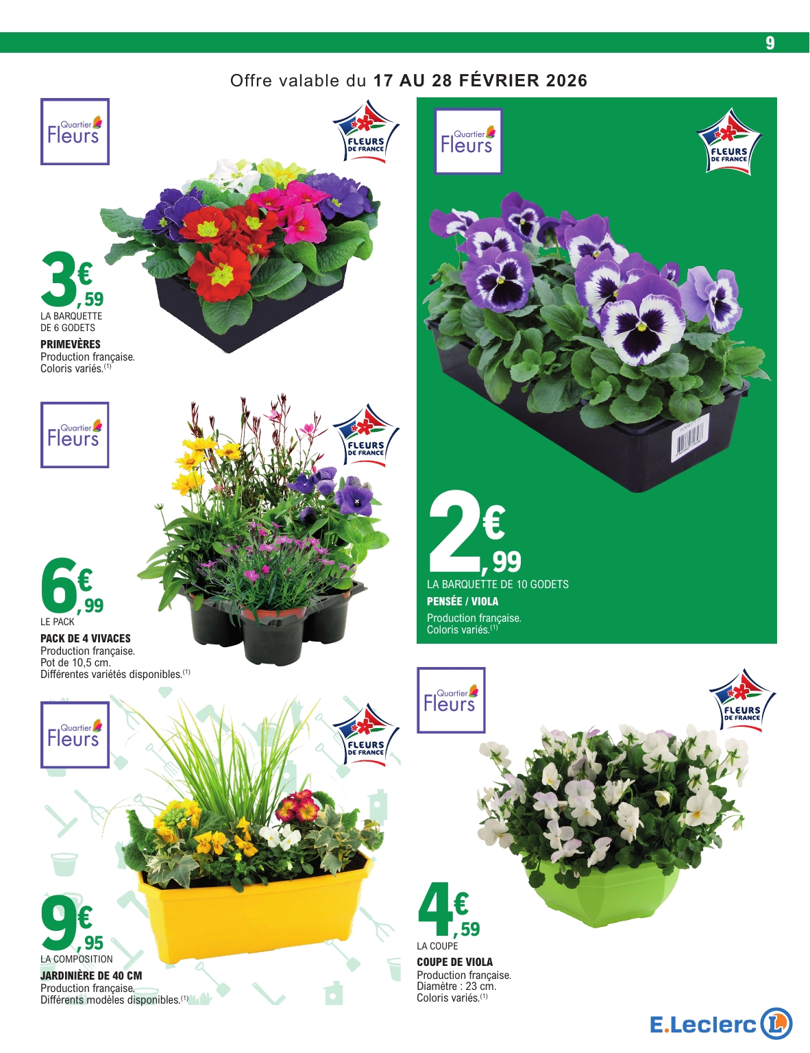 e-leclerc - Catalogue E.Leclerc - Jardin valable du 03/03/2026 au 15/03/2026 - page: 9