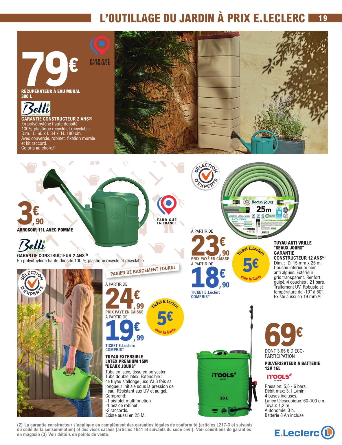 e-leclerc - Catalogue E.Leclerc - Jardin valable du 03/03/2026 au 15/03/2026 - page: 19