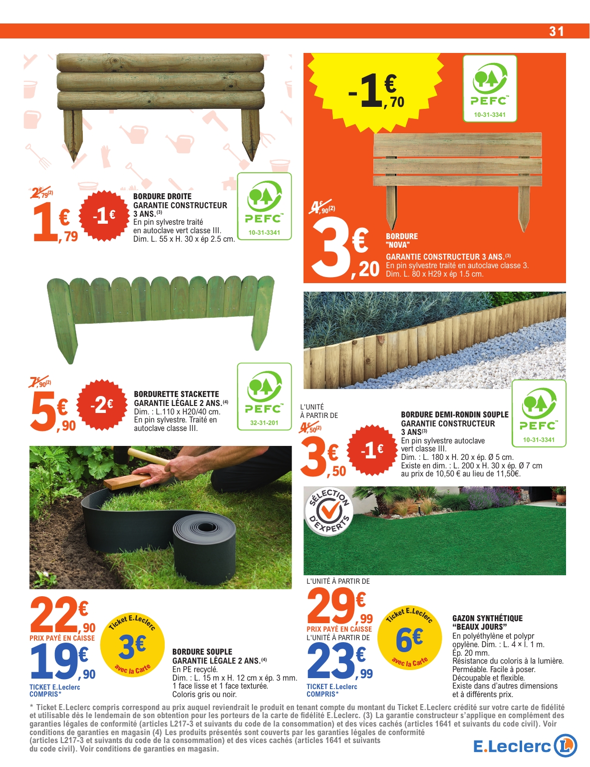 e-leclerc - Catalogue E.Leclerc - Jardin valable du 03/03/2026 au 15/03/2026 - page: 31