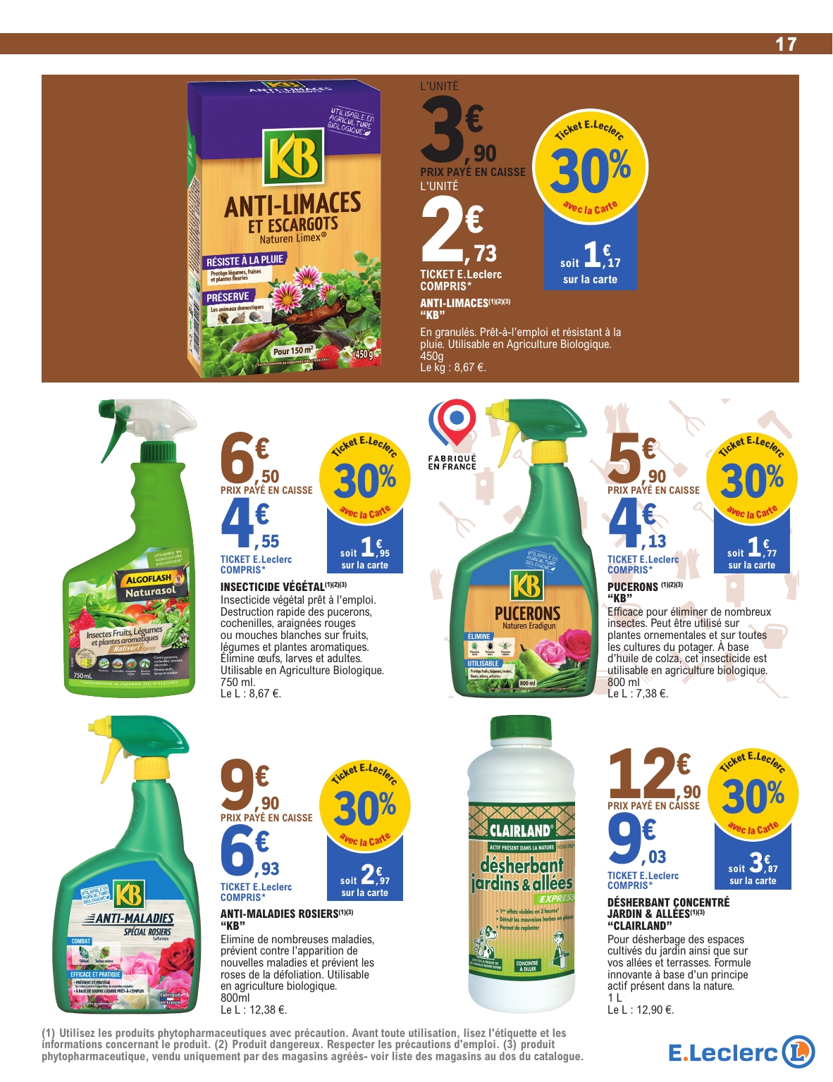 e-leclerc - Catalogue E.Leclerc - Jardin valable du 03/03/2026 au 15/03/2026 - page: 17