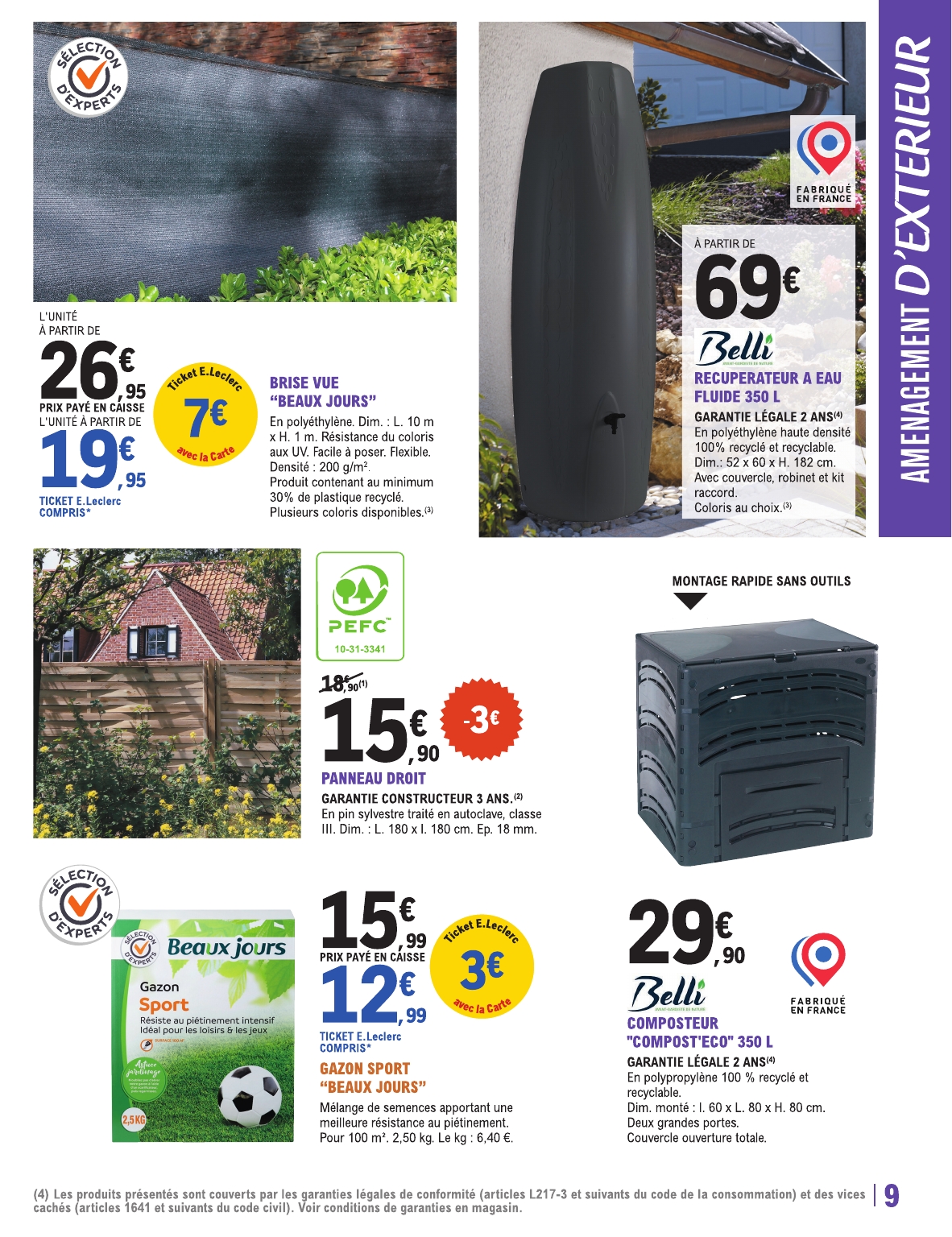e-leclerc - Catalogue E.Leclerc - Jardi valable du 10/03/2026 au 21/03/2026 - page: 9