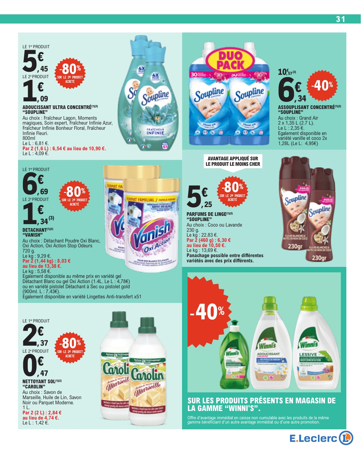 e-leclerc - Catalogue E.Leclerc valable du 10/03/2026 au 21/03/2026 - page: 31