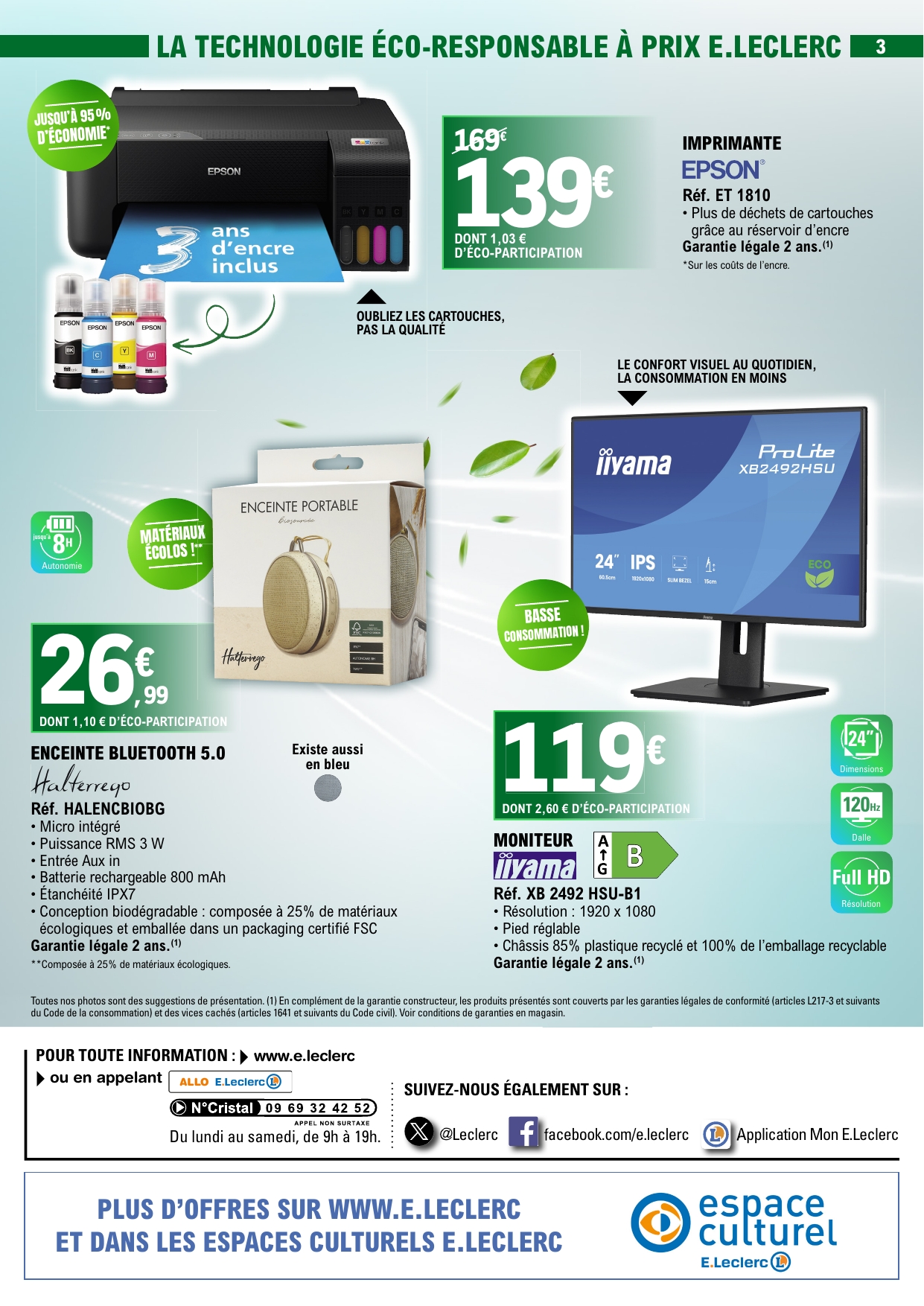 e-leclerc - Catalogue E.Leclerc - La technologie valable du 10/03/2026 au 21/03/2026 - page: 3