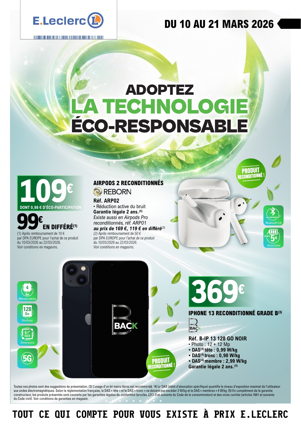 e-leclerc - Catalogue E.Leclerc - La technologie valable du 10/03/2026 au 21/03/2026
