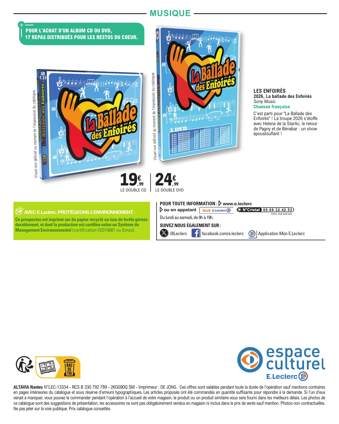 e-leclerc - Catalogue E.Leclerc - Espace Culturel valable du 10/03/2026 au 28/03/2026 - page: 32