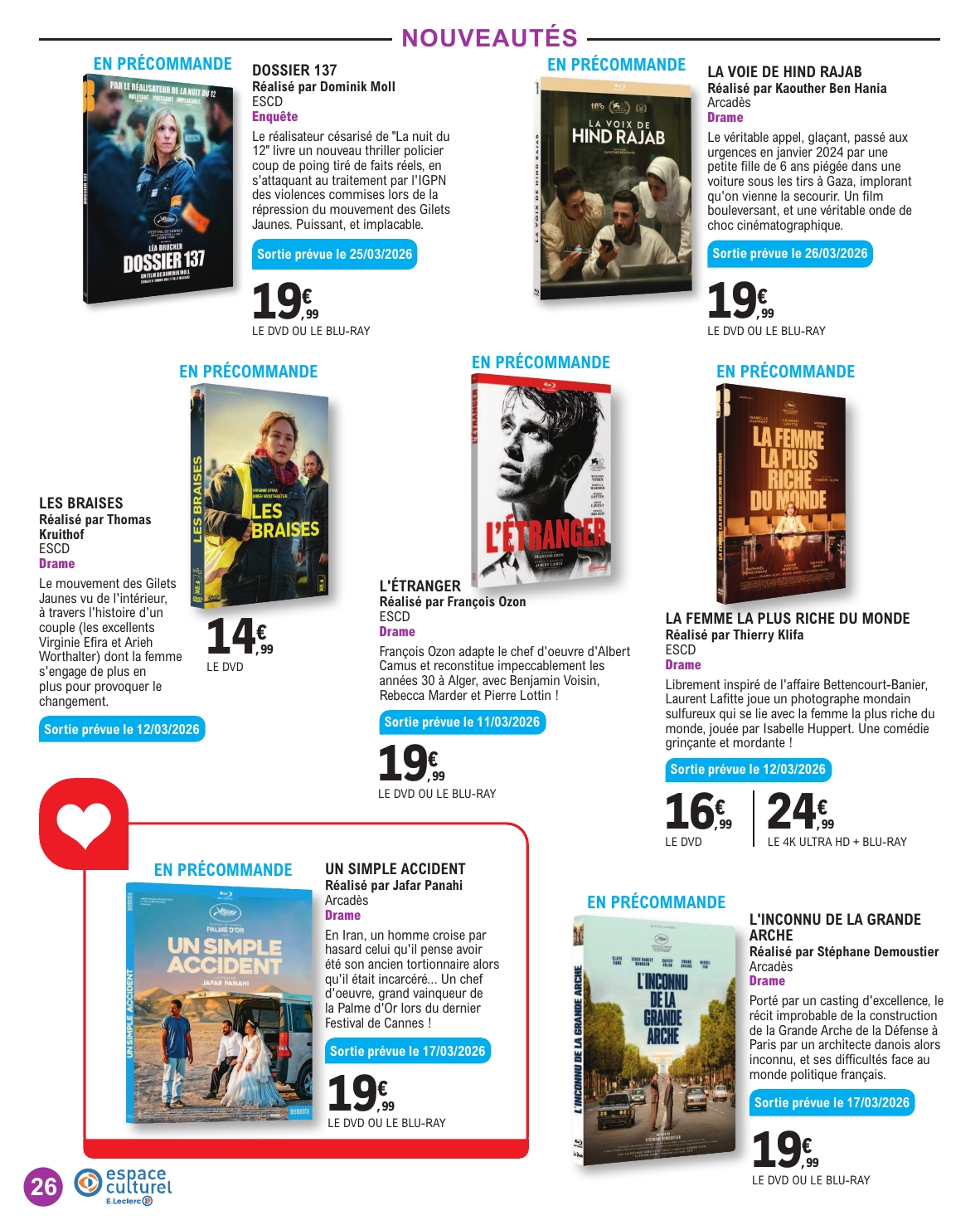 e-leclerc - Catalogue E.Leclerc - Espace Culturel valable du 10/03/2026 au 28/03/2026 - page: 26
