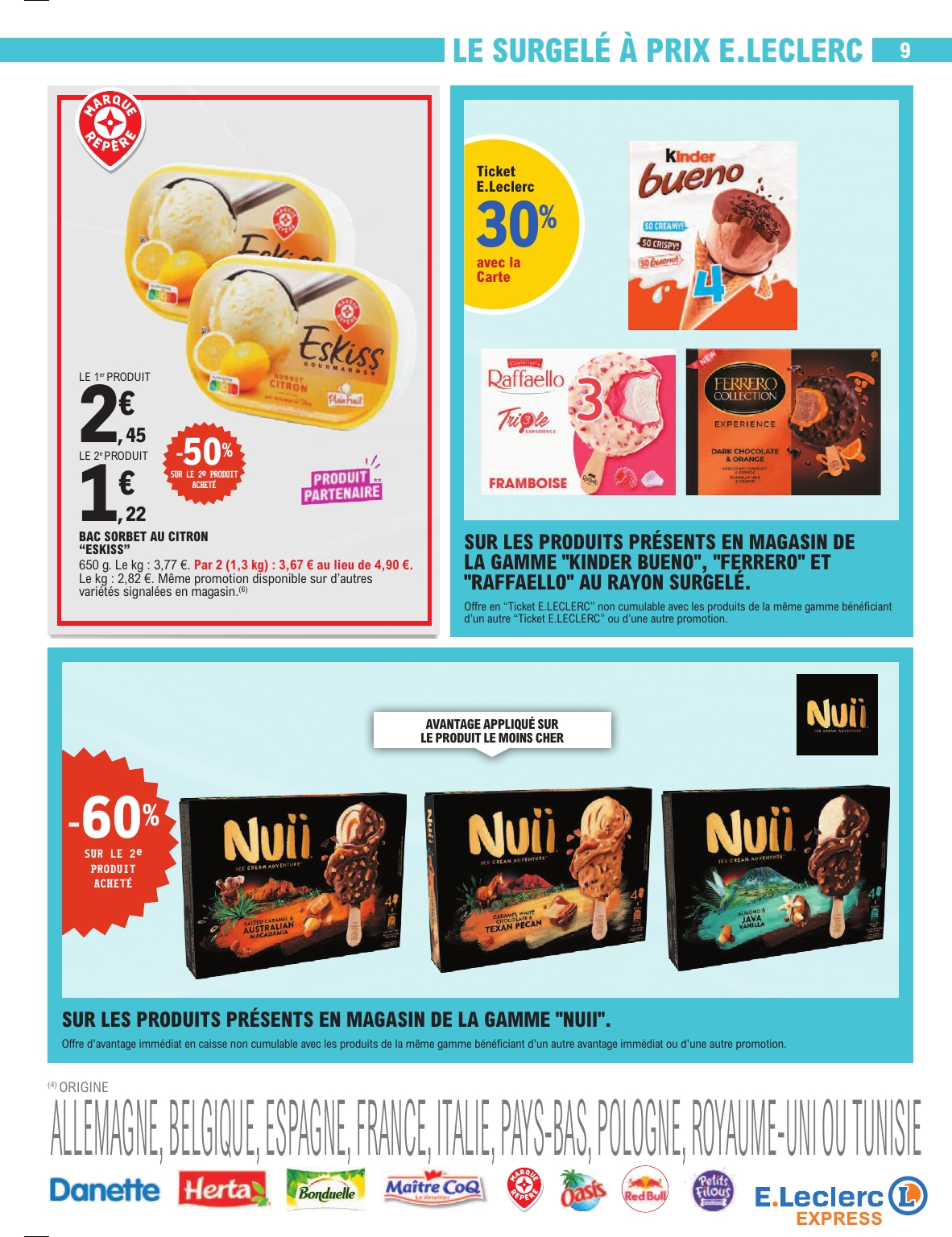 e-leclerc - Flyer E.Leclerc - Express pour la semaine prochaine du du mardi 21/04/2026 au du samedi 02/05/2026 - page: 9