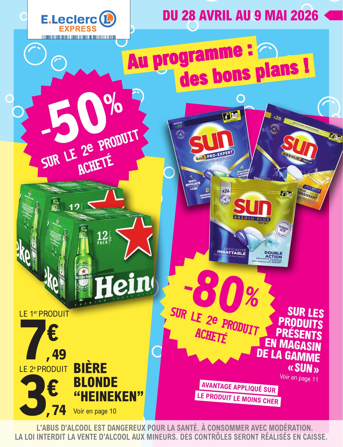 e-leclerc - Flyer E.Leclerc - Express pour la semaine prochaine du du mardi 28/04/2026 au du samedi 09/05/2026