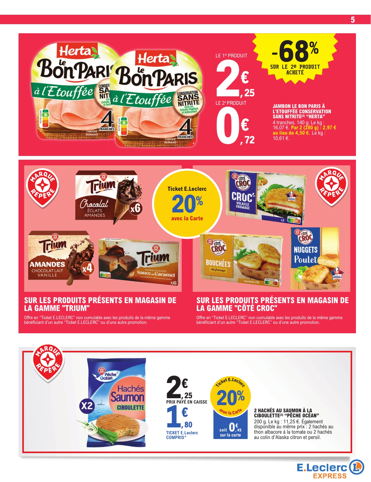 e-leclerc - Flyer E.Leclerc - Express pour la semaine prochaine du du mardi 28/04/2026 au du samedi 09/05/2026 - page: 5