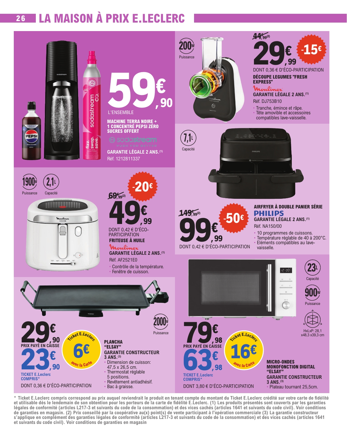 e-leclerc - Flyer E.Leclerc pour la semaine prochaine du du mardi 28/04/2026 au du samedi 09/05/2026 - page: 26