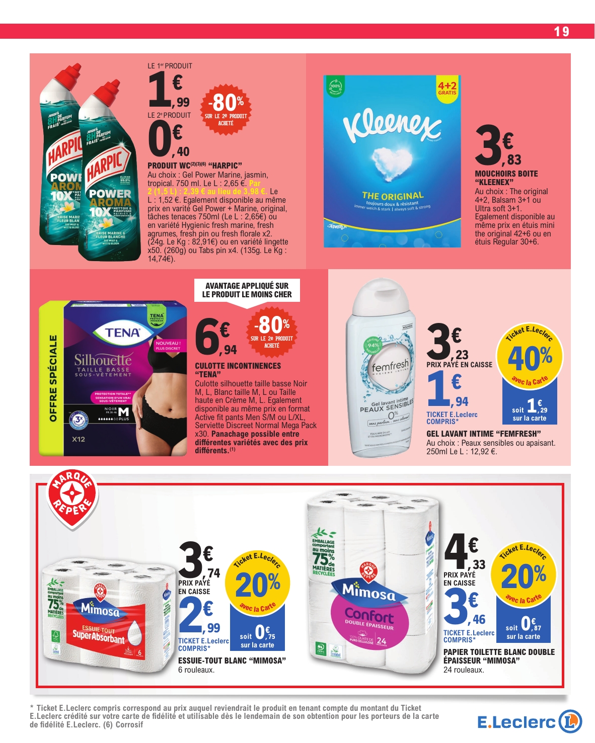e-leclerc - Flyer E.Leclerc pour la semaine prochaine du du mardi 28/04/2026 au du samedi 09/05/2026 - page: 19