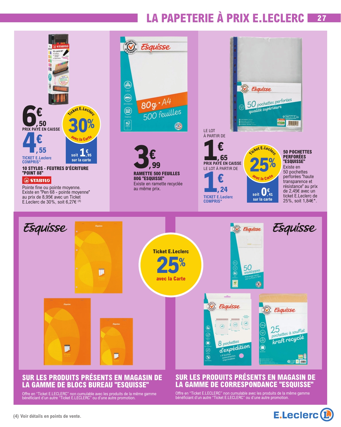 e-leclerc - Flyer E.Leclerc pour la semaine prochaine du du mardi 28/04/2026 au du samedi 09/05/2026 - page: 27