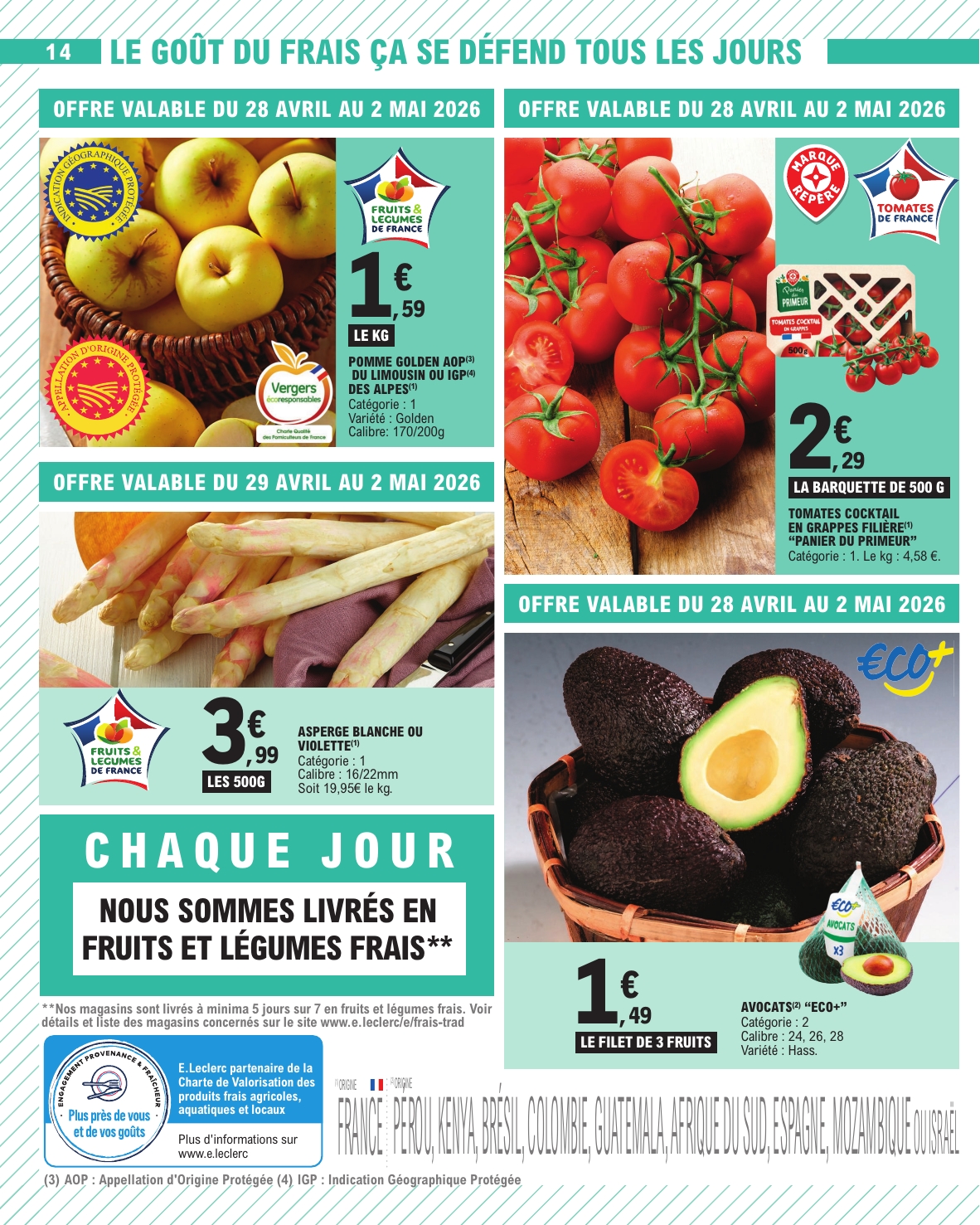 e-leclerc - Flyer E.Leclerc pour la semaine prochaine du du mardi 28/04/2026 au du samedi 09/05/2026 - page: 14