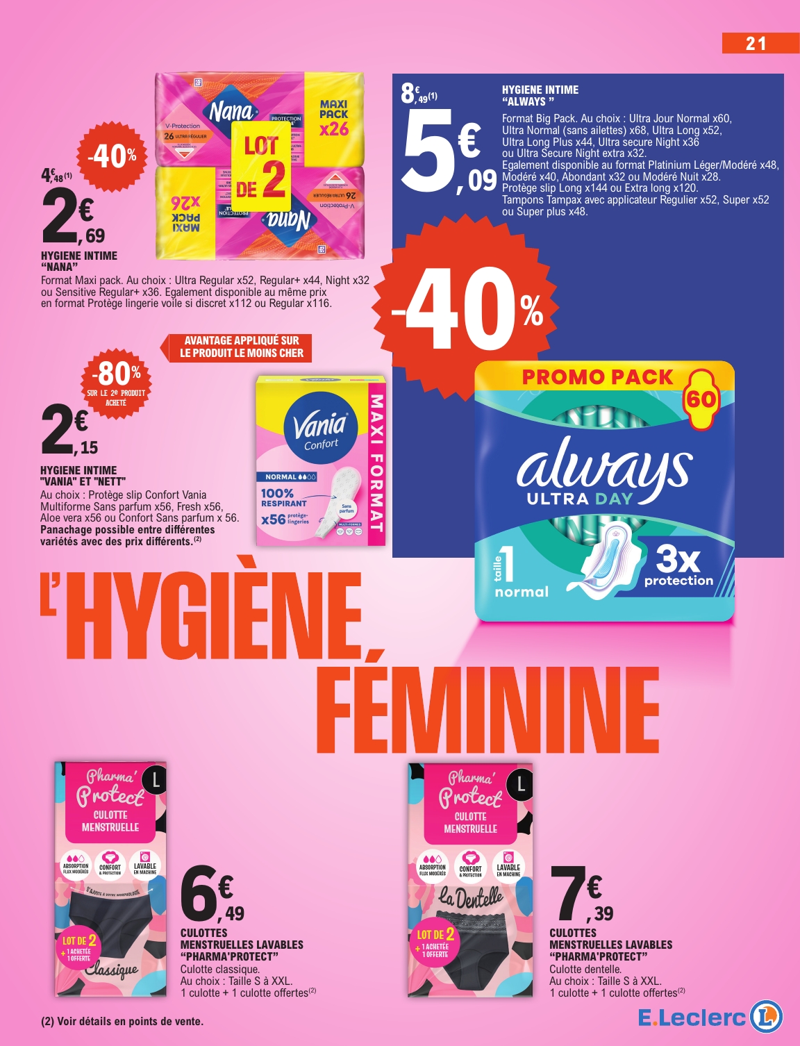e-leclerc - Flyer E.Leclerc - Beauté Printemps pour la semaine prochaine du du mardi 05/05/2026 au du samedi 16/05/2026 - page: 21