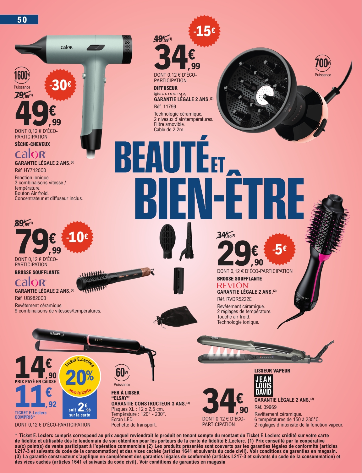 e-leclerc - Flyer E.Leclerc - Beauté Printemps pour la semaine prochaine du du mardi 05/05/2026 au du samedi 16/05/2026 - page: 50